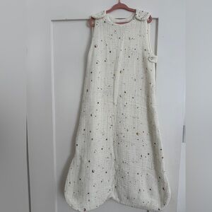 PEHR | Celestial Muslin 1.0 TOG Sleep Bag, Yellow/Cream | New